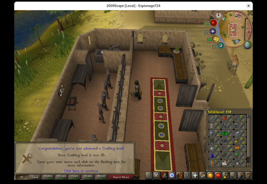 Total level 150