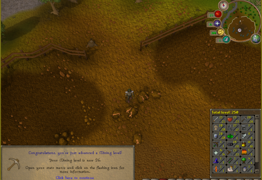 Total level 250