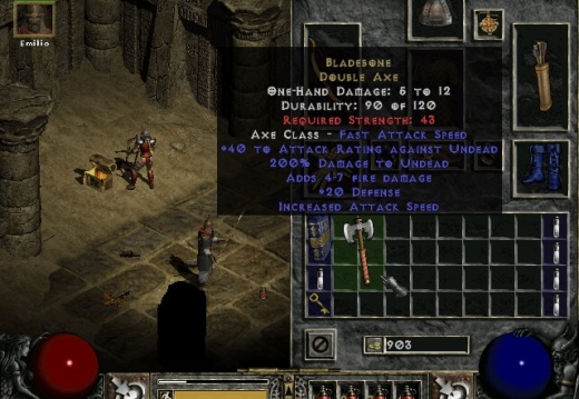 Bladebone Double Axe