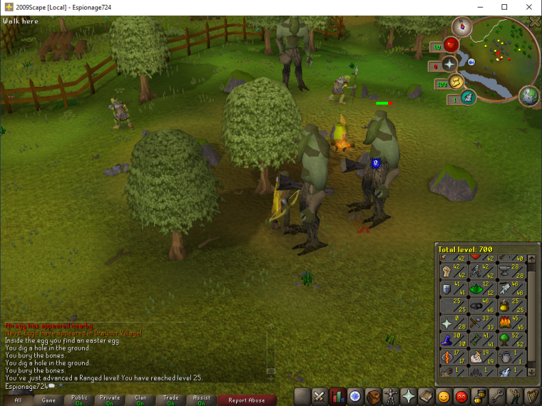 Total level 700