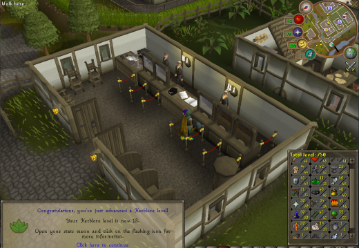 Total level 750