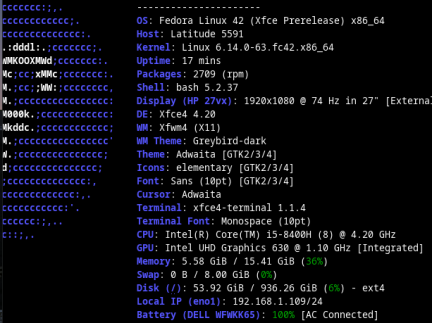 20250329 Fedora 42