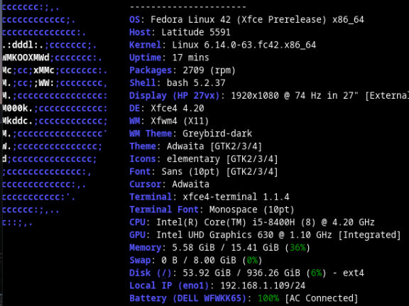 20250329 Fedora 42