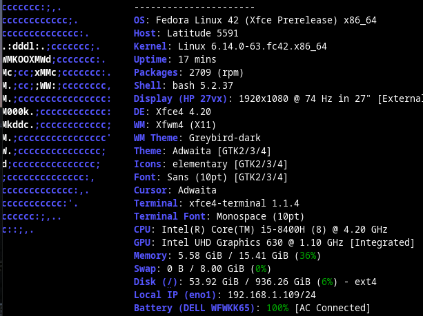 20250329 Fedora 42
