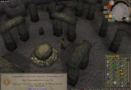 Total level 800