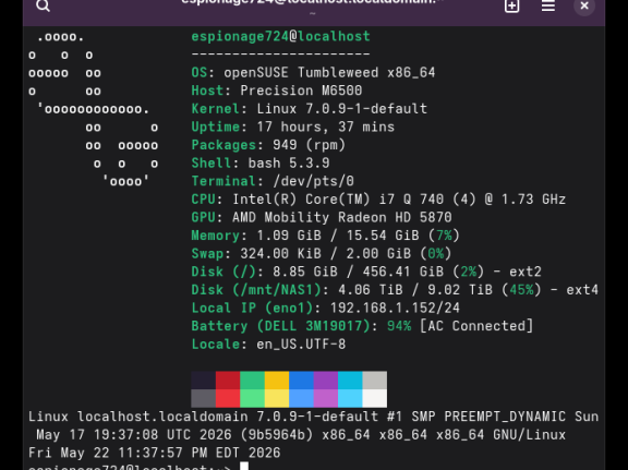 20260522 openSUSE TW