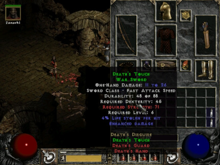Death's Touch War Sword