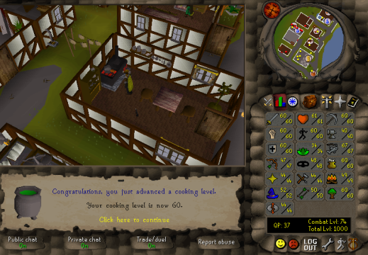 Total level 1000