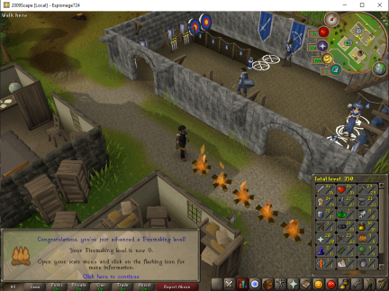Total level 350
