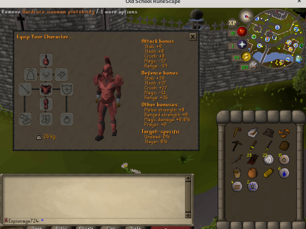 Hardcore ironman armour