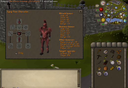 Hardcore ironman armour