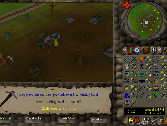 Total level 600