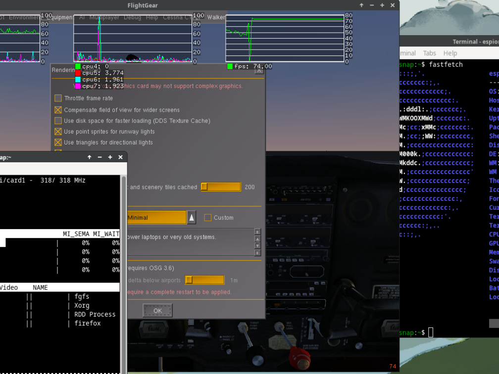 FlightGear - Fedora 42