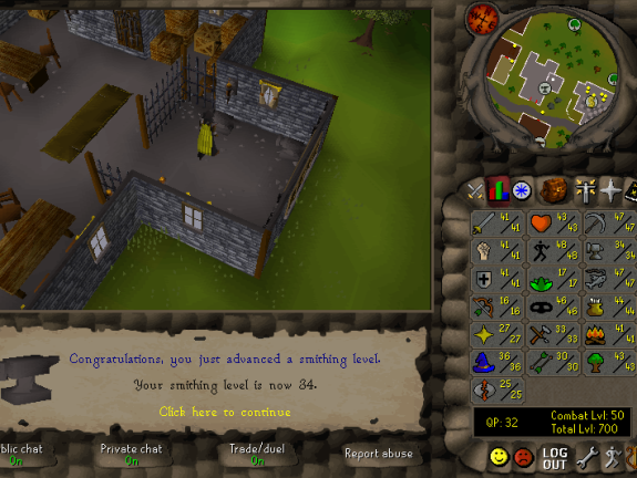 Total level 700