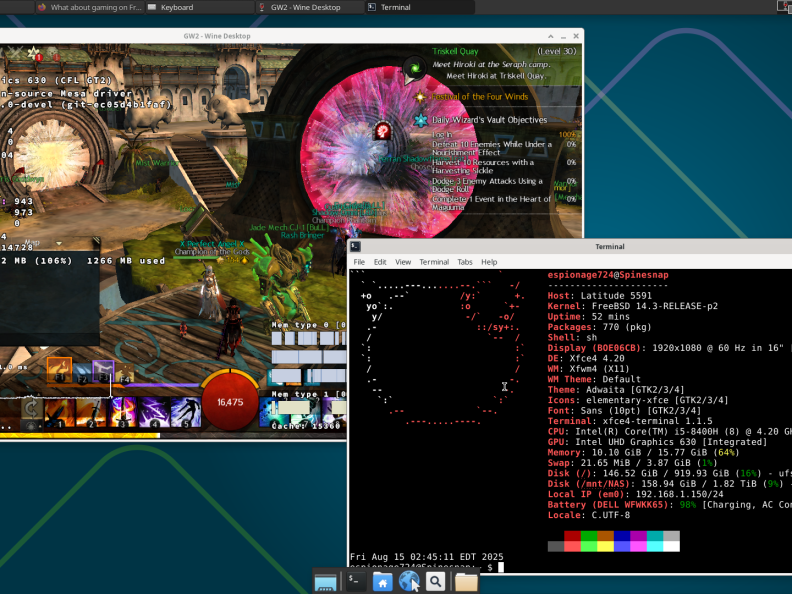 Guild Wars 2 - FreeBSD 14.3
