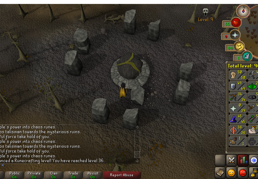 Total level 900