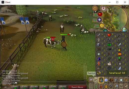 Total level 50
