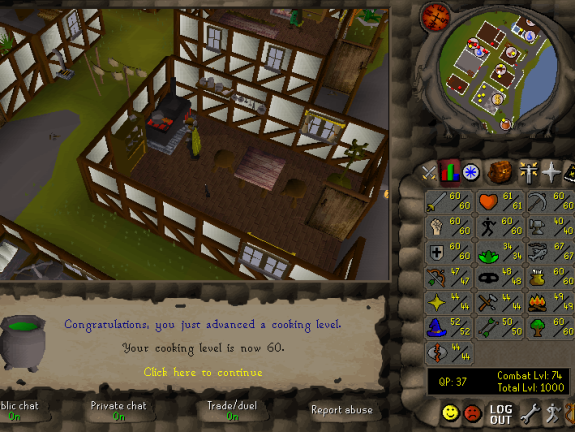 Total level 1000
