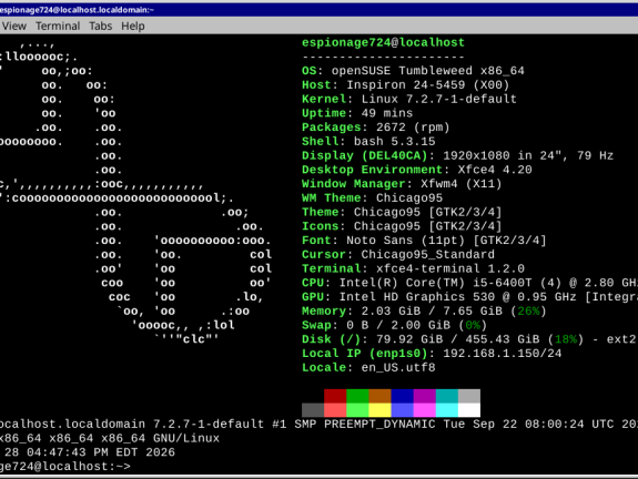 20260928 openSUSE TW