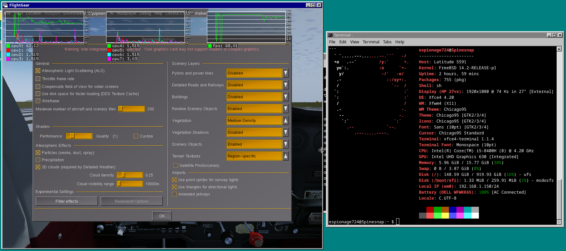 FlightGear - FreeBSD 14.2
