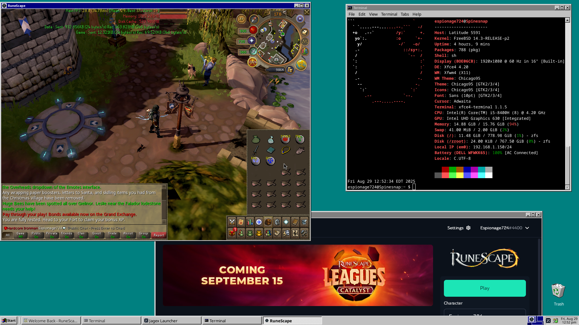 RuneScape on FreeBSD