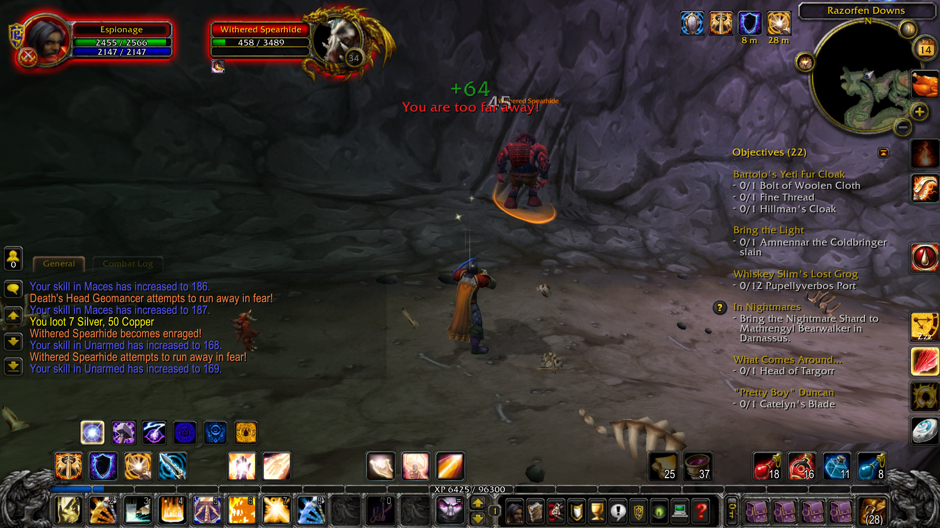 Razorfen Downs Training