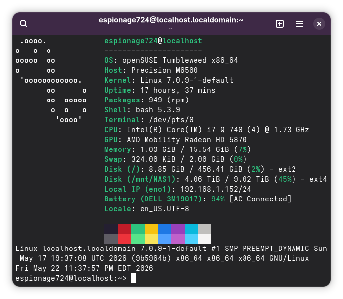 20260522 openSUSE TW