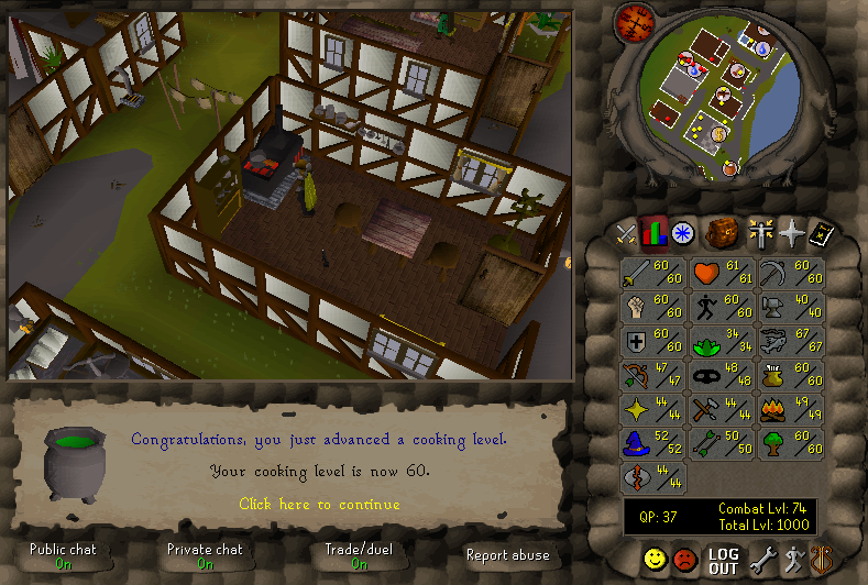 Total level 1000